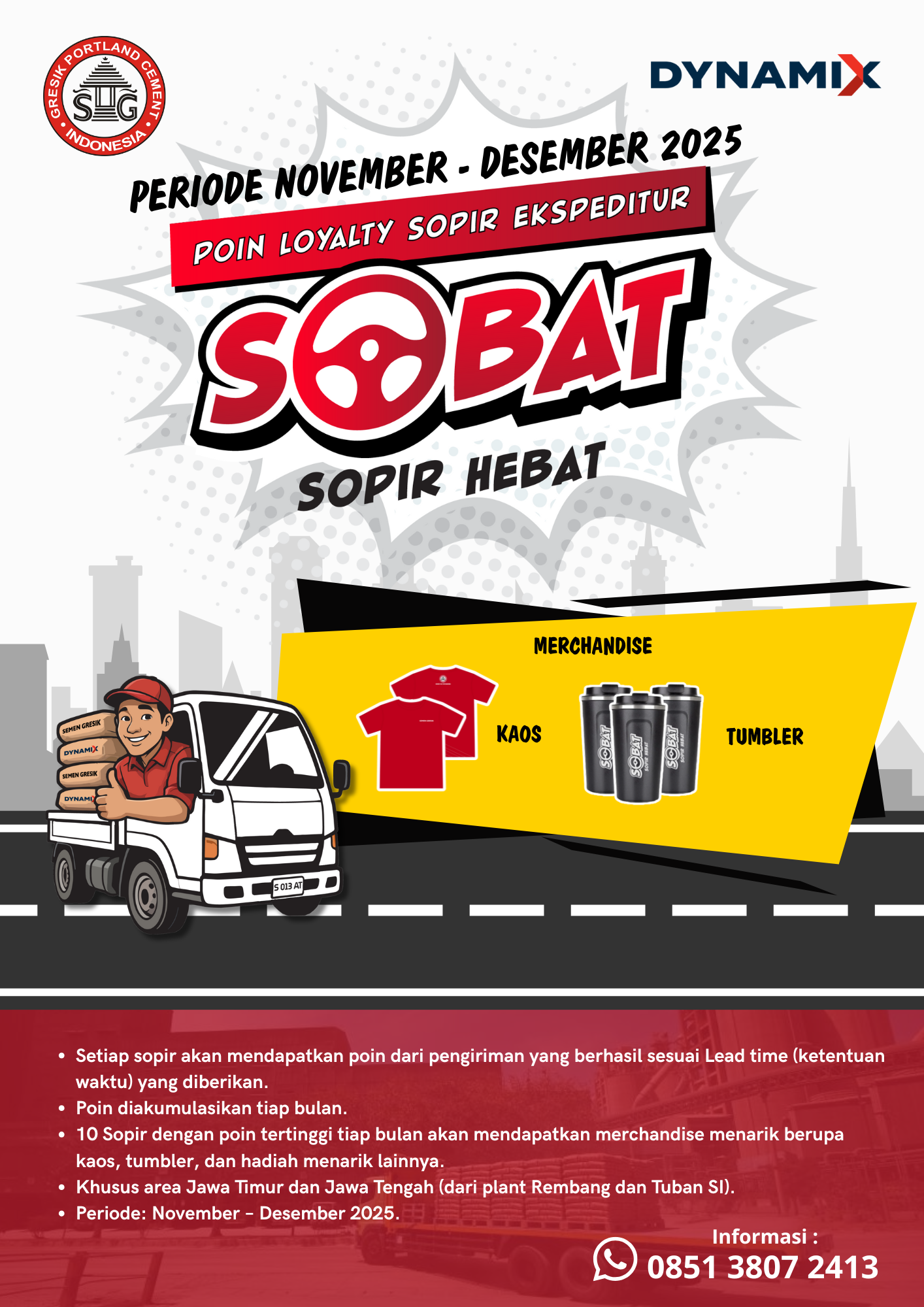Poster Informasi Sobat Sopir Hebat